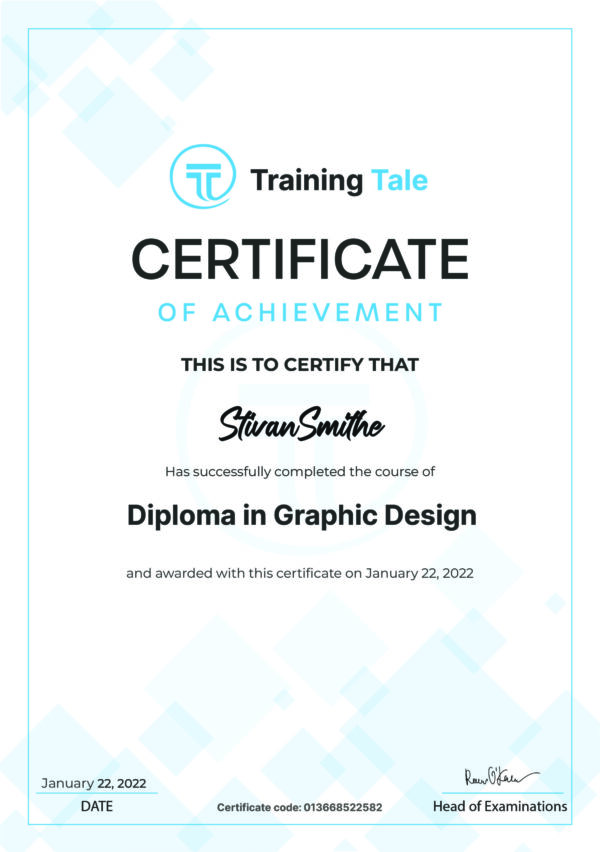 Order Your Certificate