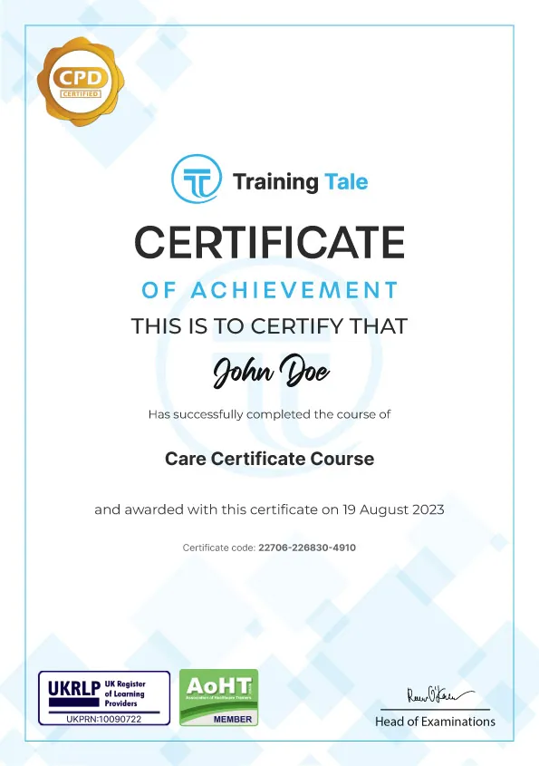 simple certificate