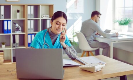 medical receptionist description duties