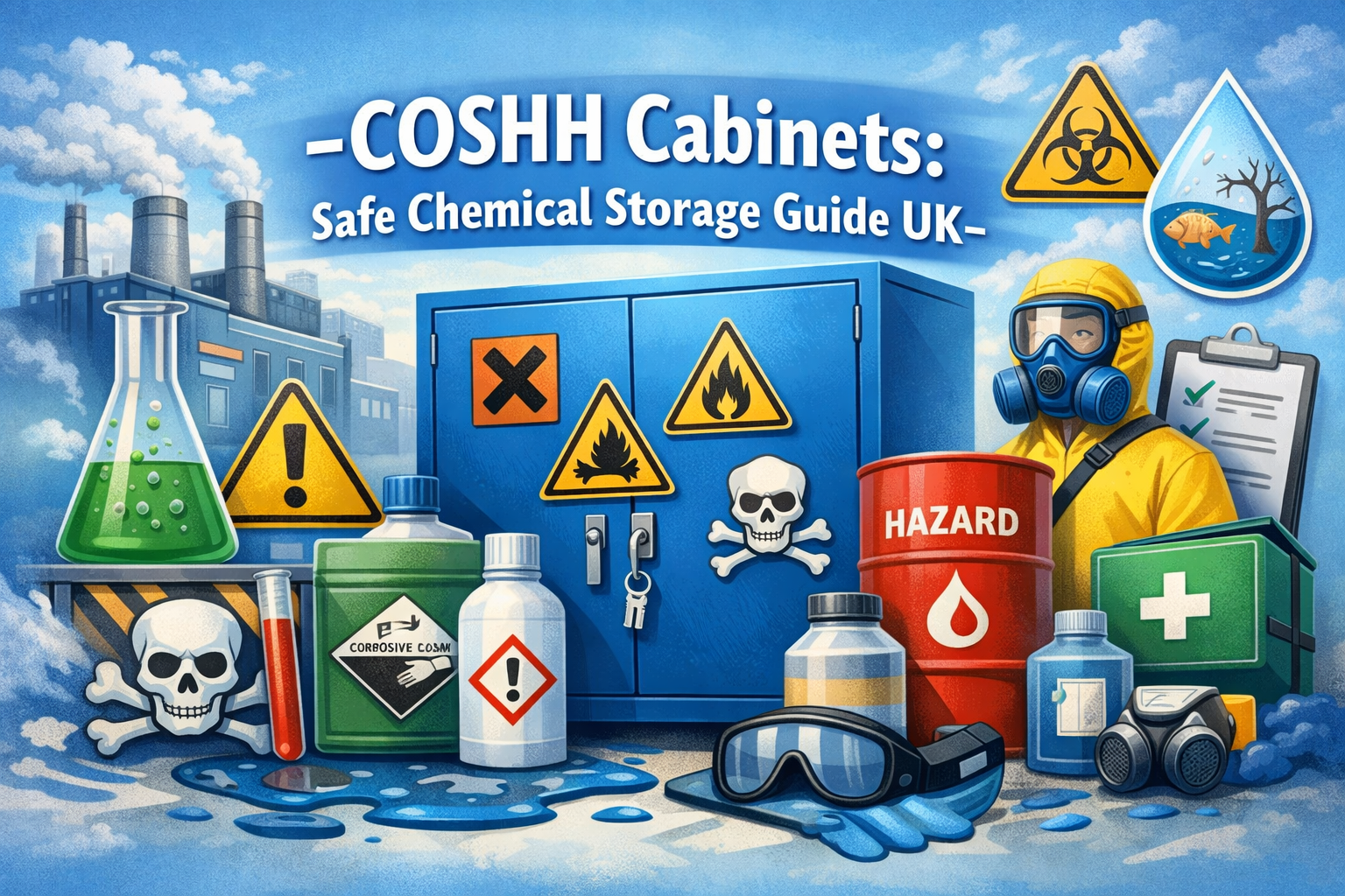 COSHH Cabinets Safe Chemical Storage Guide UK