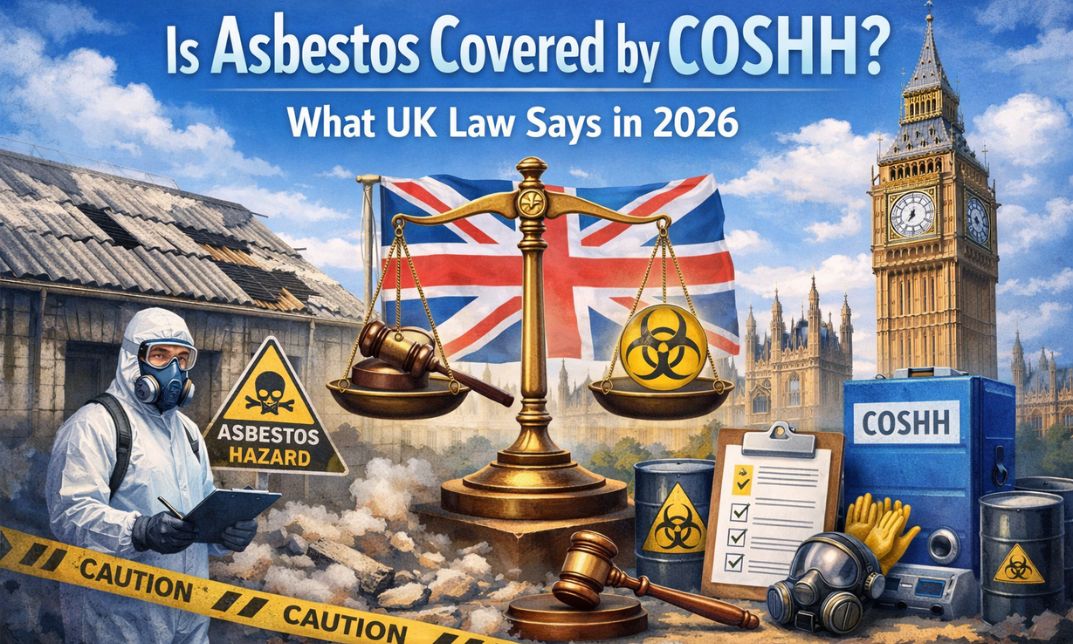 is asbestos covered by coshh