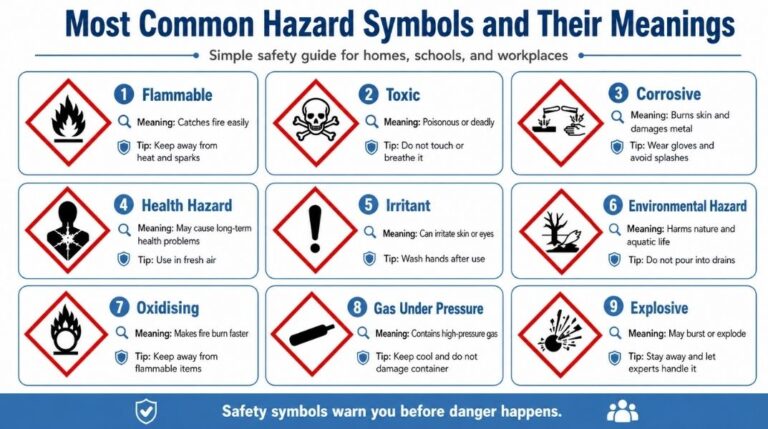 Most Common Hazard Symbols and Their Meanings