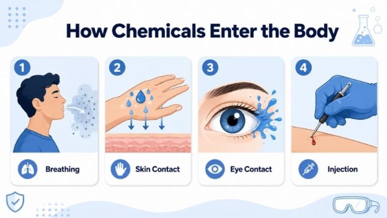 how chemical enter the body