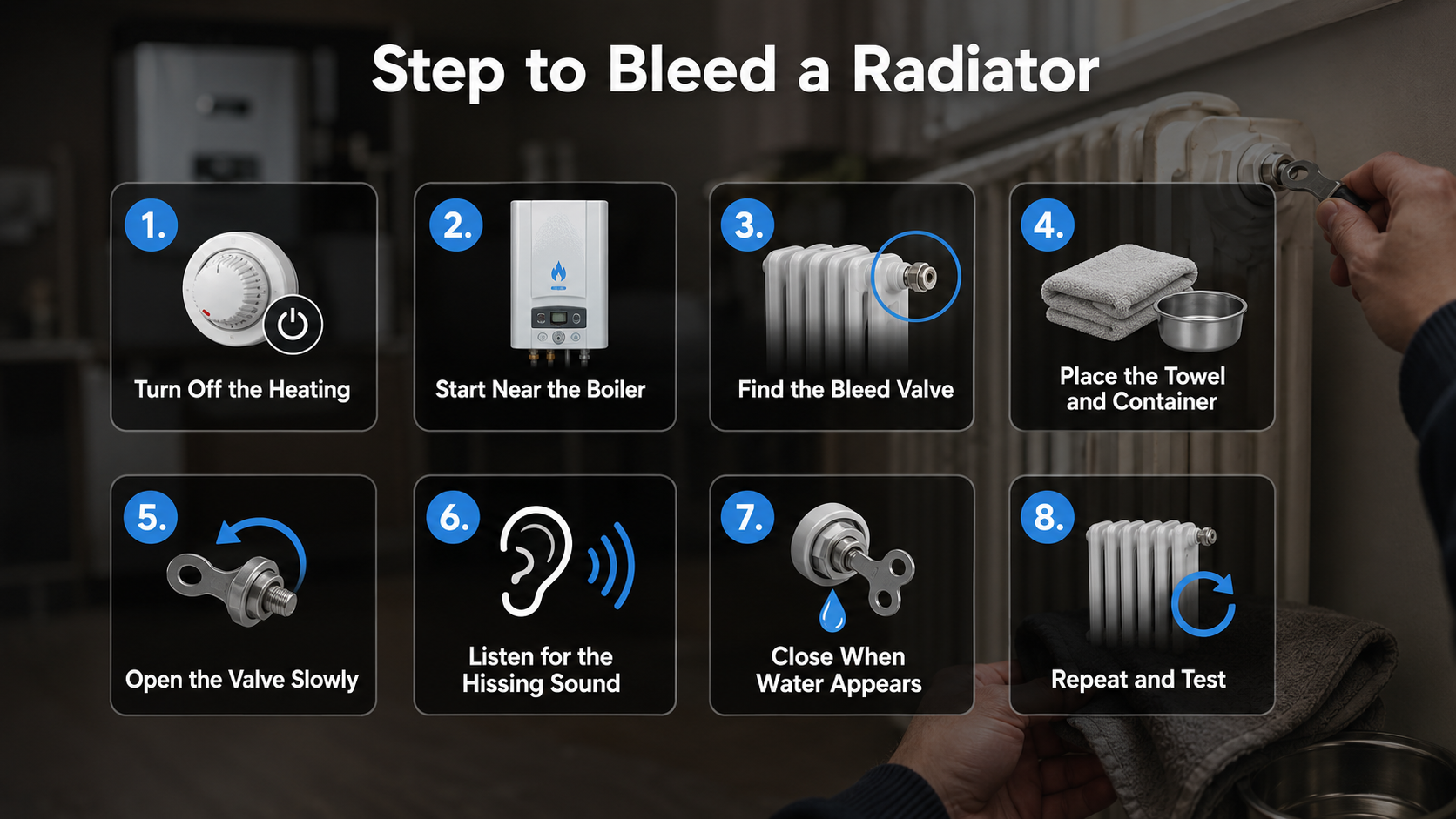 How to Bleed a Radiator Effectively in 8 Safe Steps