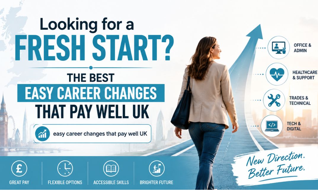 easy career changes that pay well UK