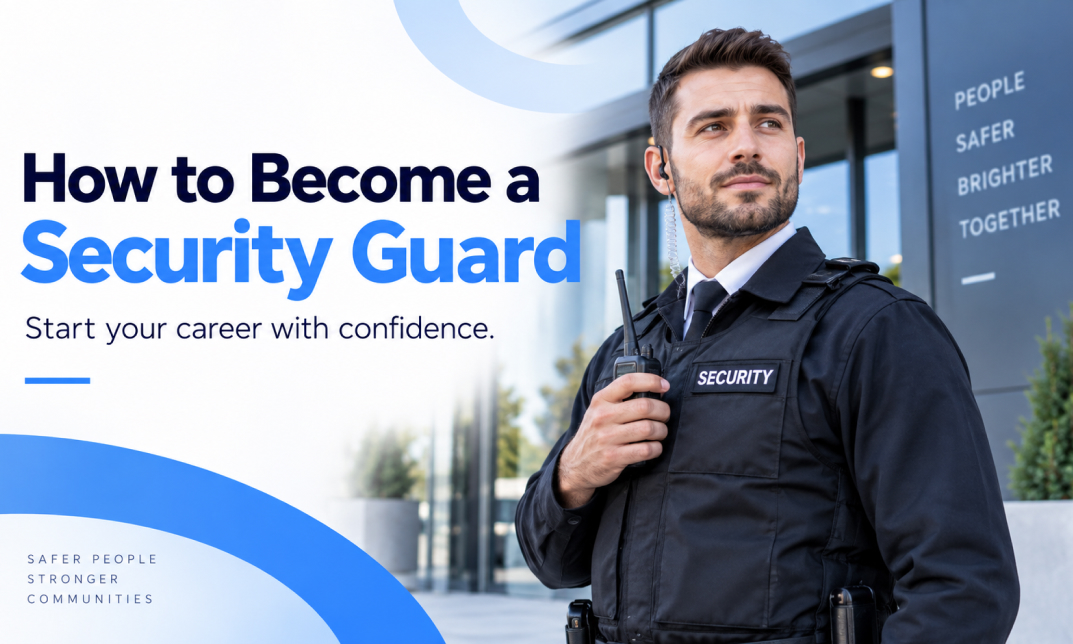 how to become a security guard uk